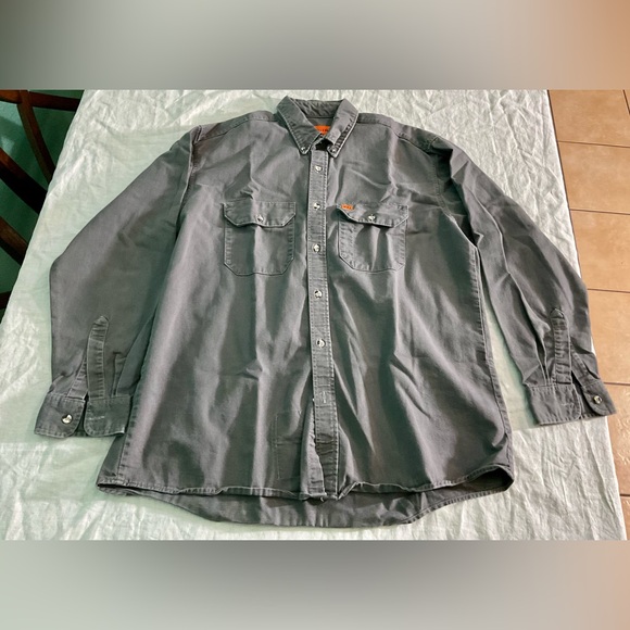 Wrangler Riggs Gray Workwear Shirt - Picture 1 of 8